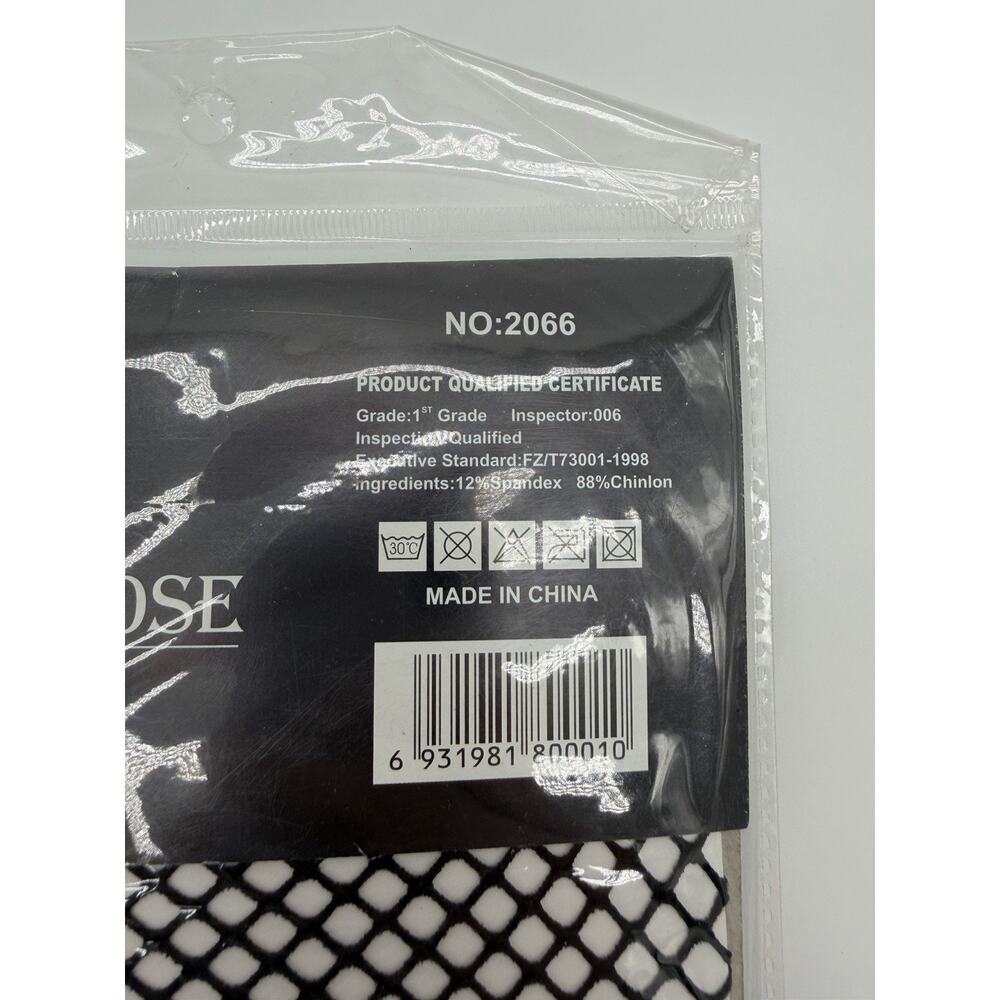 Beileishi Figured Hose New Design Socks Fishnet Thigh High Black New In Package - Picture 3 of 4